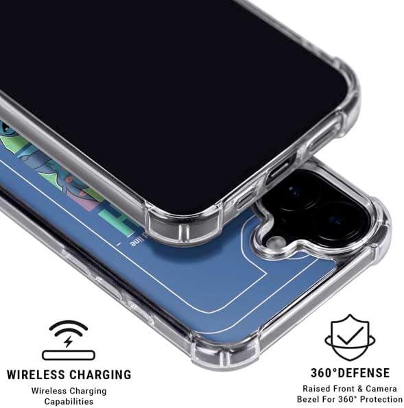 Skinit Phone Case Compatible with MagSafe iPhone 16 - Officially Licensed Disney Lilo and Stitch Personalities Moods Design