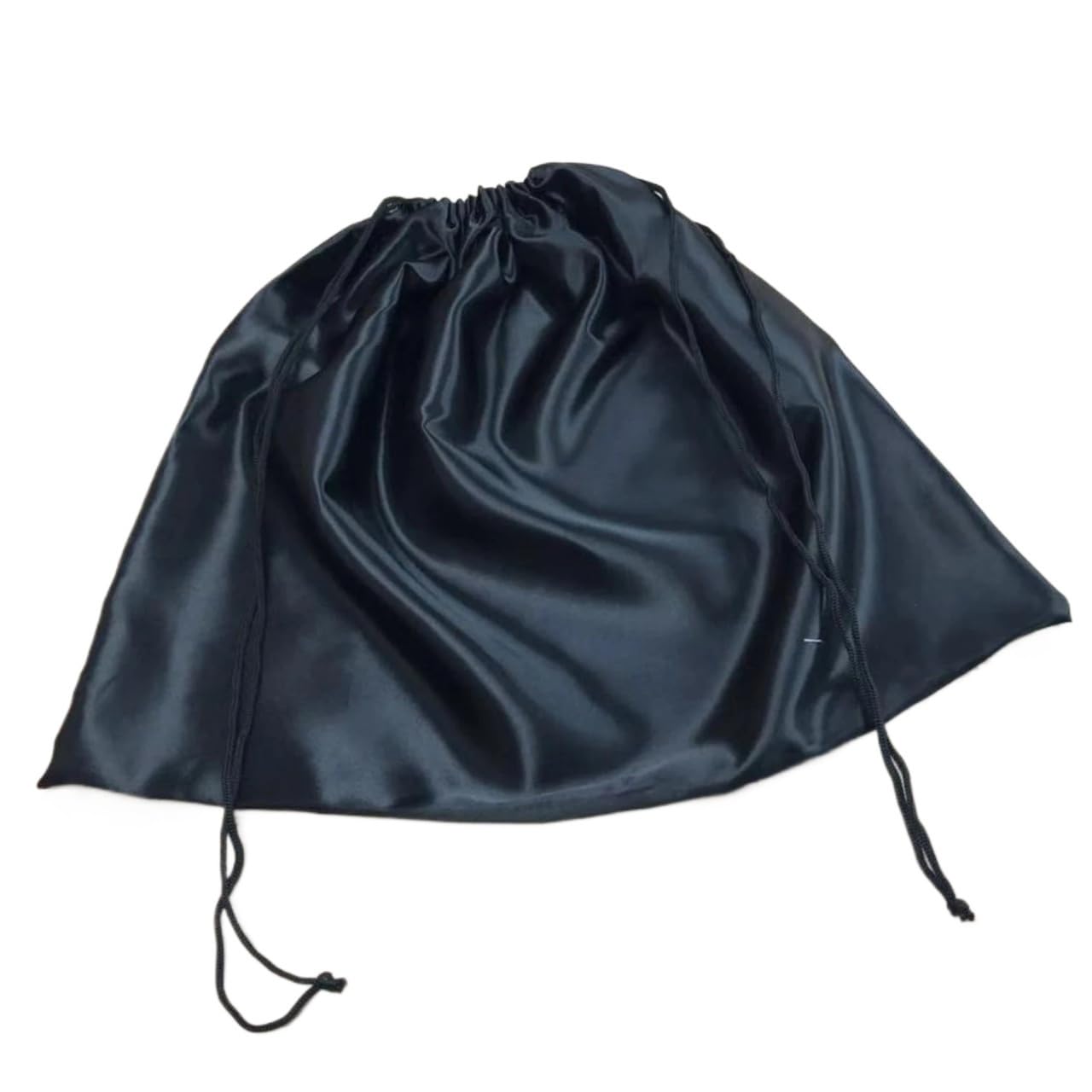 Handbag Dust Bag 3pc Storage Bag Dust Bundle Drawstring Protection Silk Satin Cloth(Black 50x40cm)