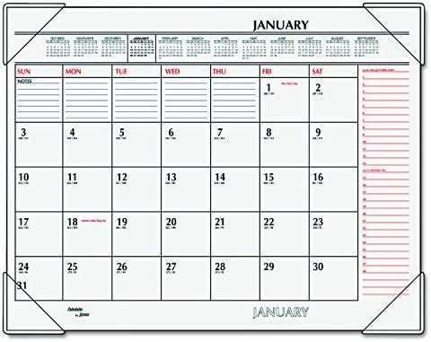 2022 AT-A-GLANCE Monthly Desk Calendar - 21.75x17 Inch Desk Pad With Ink-Resistant Paper