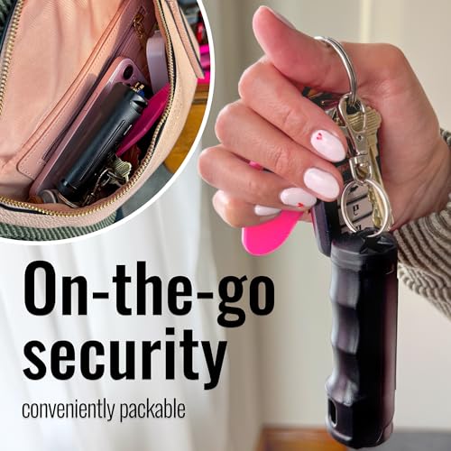 Mace Pepper Spray - Hard Case Model, 12g, 12 Feet Range, Max Strength 10% OC Formula, Long Lasting UV Dye, Flip Top Safety Cap, Self Defense Pepper Spray Keychain for Women & Men - Image 5