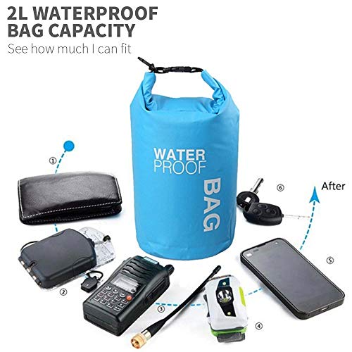 Saco seco ao ar livre Fdrirect/saco impermeável flutuante 2L / 5L / 10L para passeios de barco, caia