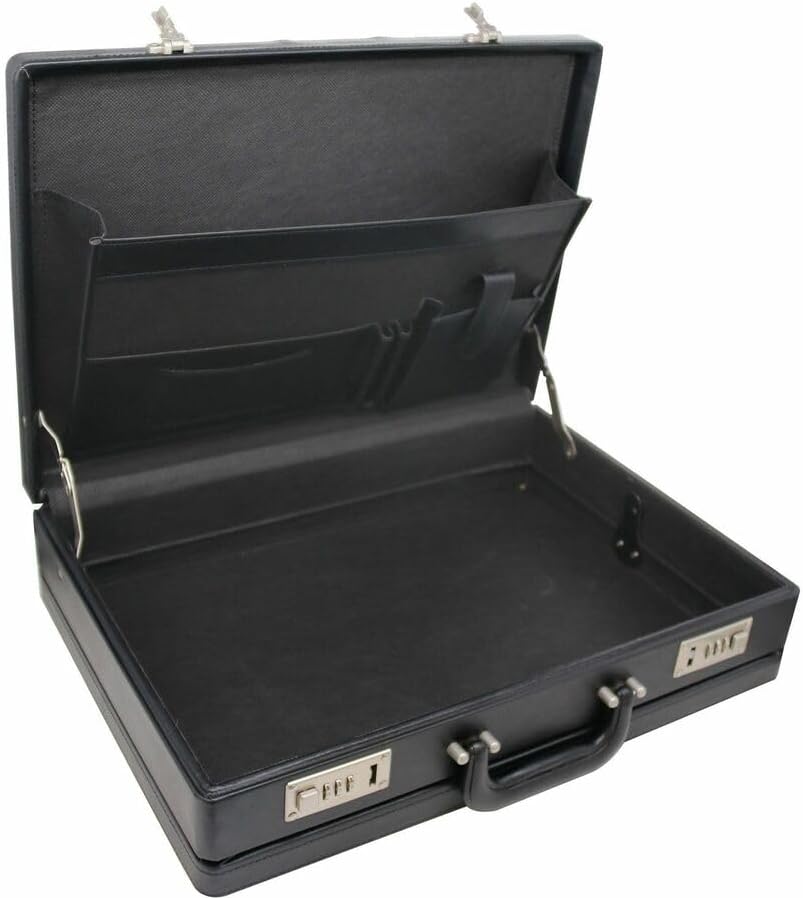 Condition photo showing New/Like New for lys carrying case (attaché) document - black
