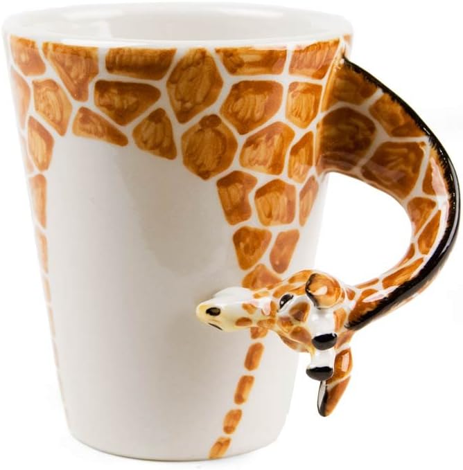 Giraffe Gift, Coffee Mug Handmade by Blue Witch Amazon.co.uk Home