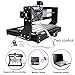 MYSWEETY Upgrade Version CNC 3018 Pro Engraver Machine, GRBL Control DIY Mini 3 Axis CNC Router Kit, Wood Router Engraver Pcb Milling Machine with Offline Controller + ER11 and 5mm Extension Rod