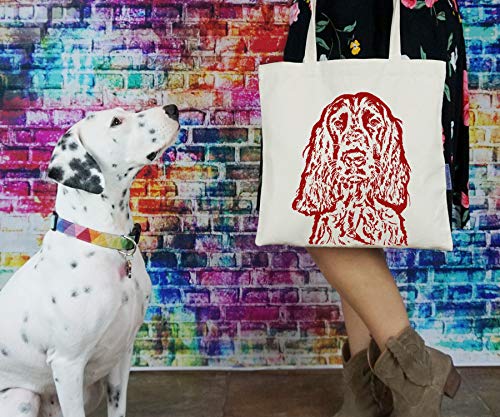 Big Red The Springer Spaniel Tote Bag By Pet Studio Art, Casual Tote #TOP1