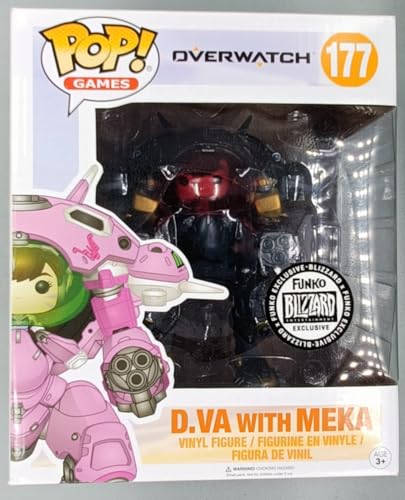 Funko pop, overwatch, D.va with meka carbone, n°177