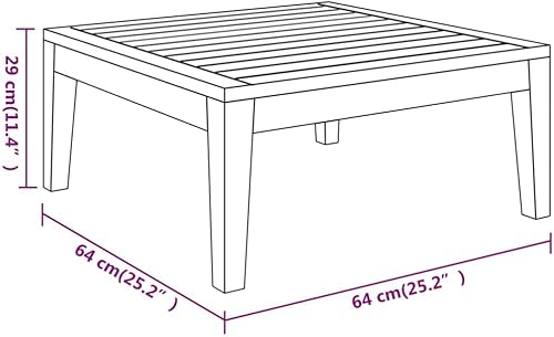 Miniatura 8 de ZQQLVOO Silla de salón para patio muebles de patio al aire libre juego de 3 piezas con cojines gris oscuro madera de acacia para exteriores muebles