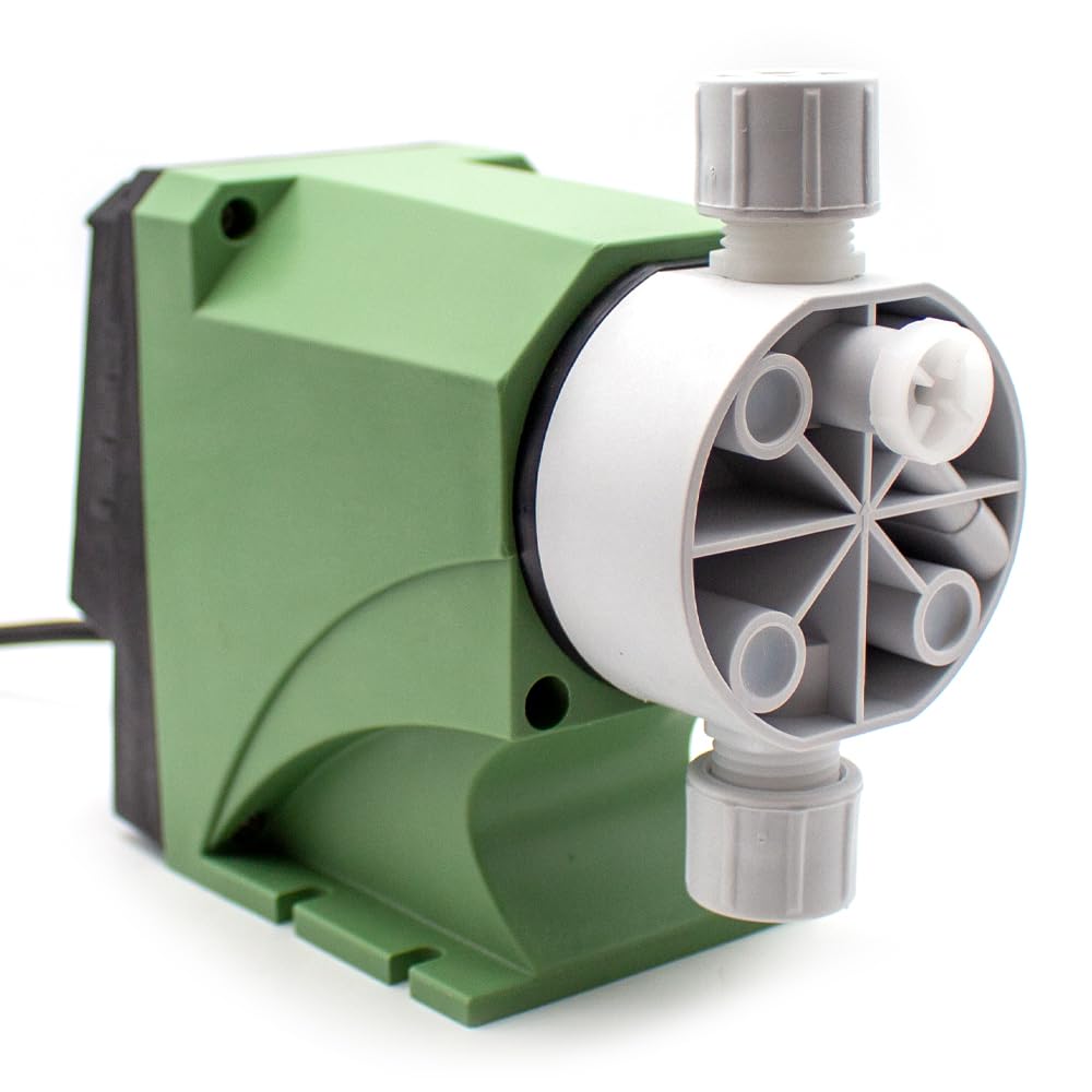 Bomba de Diafragma Electromagnética de 220V G/2'', Bomba Dosificadora Resistente a ácidos y álcalis Bomba Dosificadora de Agua Pequeña 12W 16W 30W (3.6LPH 7.8Bar)