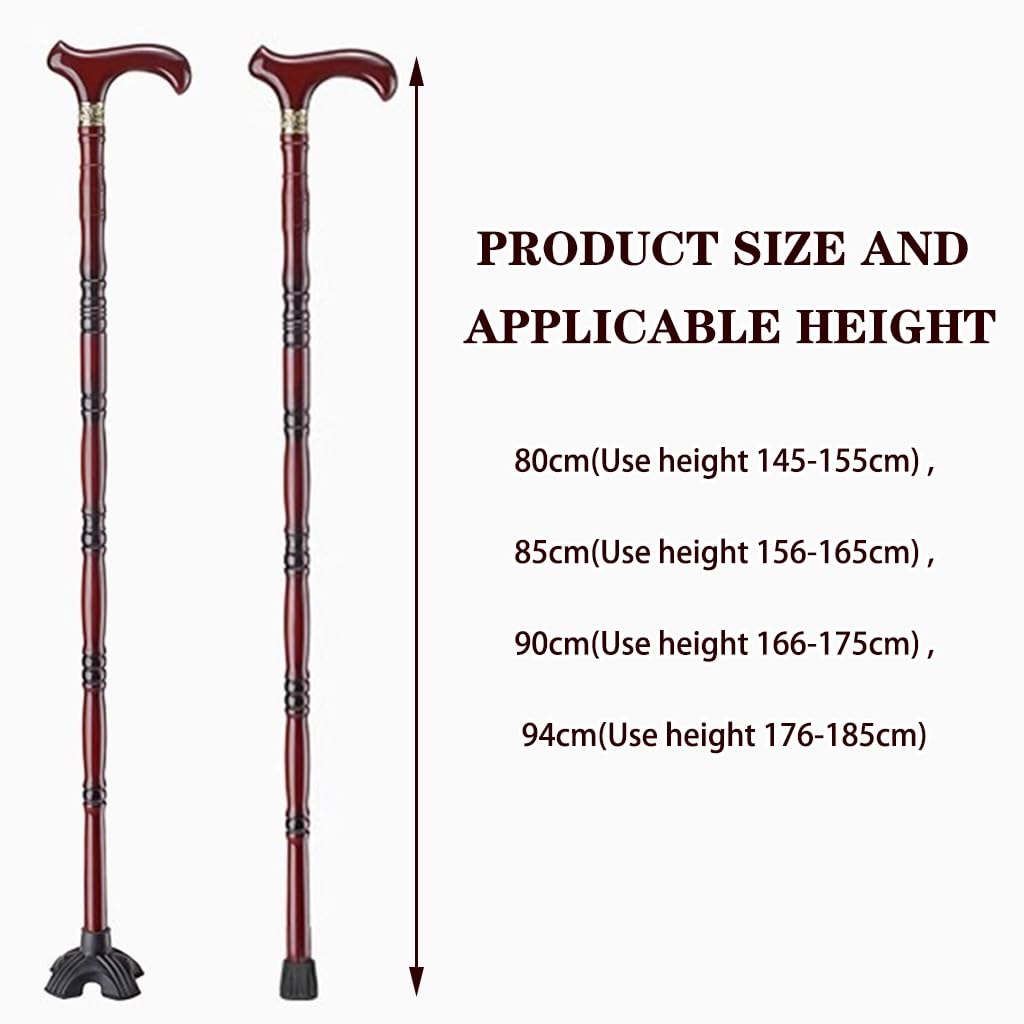 Laska w stylu retro dla niepełnosprawnych(A,94Cm(Use Height 176 185Cm))