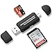 TedGem lettore di schede di memoria USB, lettore di schede SD /micro SD , USB OTG ad adattatore USB 2.0 con connettore standard per PC e notebook smartphone e tablet con funzione OTG.   