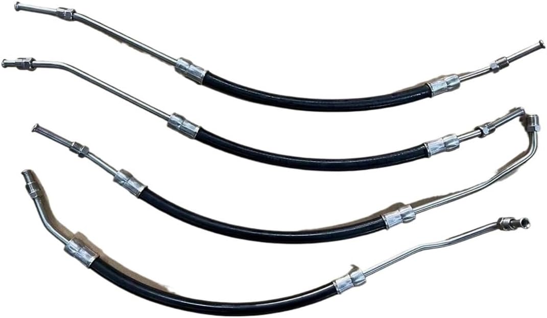 Compatible with Steering Cylinder Hydraulic Hose Line Kit 3863347 3863405 3863406 3863407 21548739