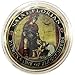 Aizics Mint St Florian Coin, Patron Saint of Firefighters, Firefighter Challenge Coin, Gift for Firefighter, Saint Florian Religious Coin Collectibles, Copper Plated 38mm x 2mm (St. Florian)