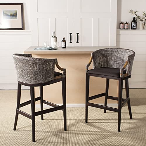 Safavieh Home Collection Birch Wood Brando Brown 28-Inch Bar Stool #TOP26