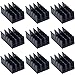 9PCS Aluminum Heat Sink 25 * 16 * 10mm Heatsink Cooler for CPU Mos Cooling IC Slug Electronic Components