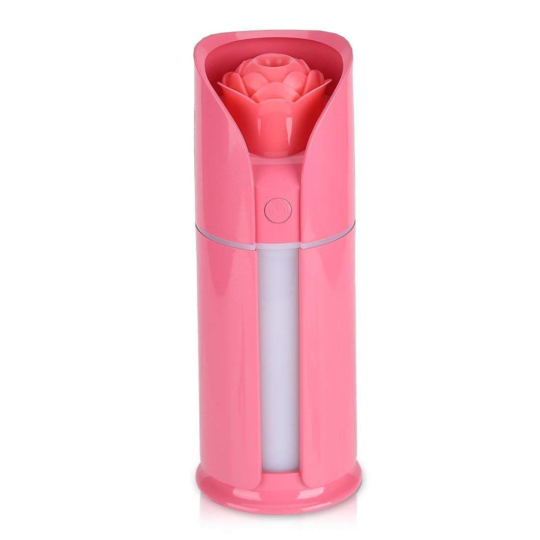 Naksh Enterprise Rose Flower Air Humidifier Oil Diffuser Mini USB Aroma Mist Makers Purifier