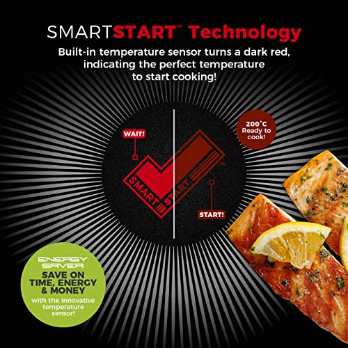 Tower T700310 SmartStart Gourmet 24cm Aluminium Frying Pan with Easy Clean Aeroglide Non-Stick, Long Lasting - Image 3