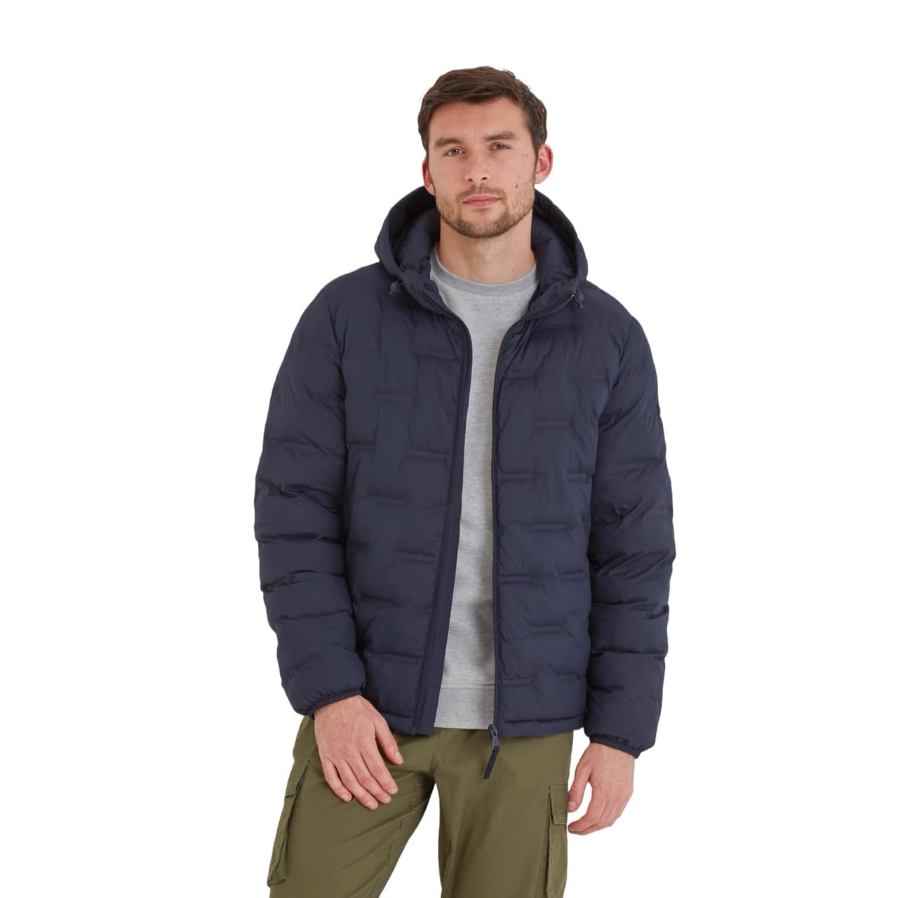 TOG24 Fender Men's Padded Heat-Sealed Jacket, Insulated Filling, Wind-Resistant & Warm. All seasons Baffle Jacket With DWR Coating For Light Rain Resistance