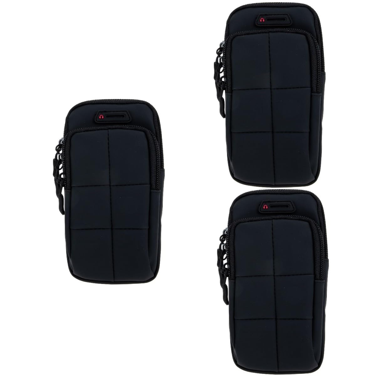 Uonlytech 3pezzi Borsa Per Smartphone Da Braccio e Traspirante Adatta Per Corsa e Allenamento Sacchetto Portacellulare Per Sportivi