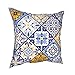 Kolorowe marokańskie poszewki na poduszki dekoracyjna poszewka na poduszkę 50 x 50 cm bawełniana poszewka na poduszkę letnia dekoracja domu do wewnątrz na zewnątrz sofa salon