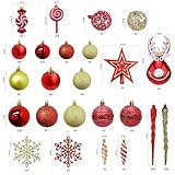 Zoom IMG-1 set di 130 palline natale