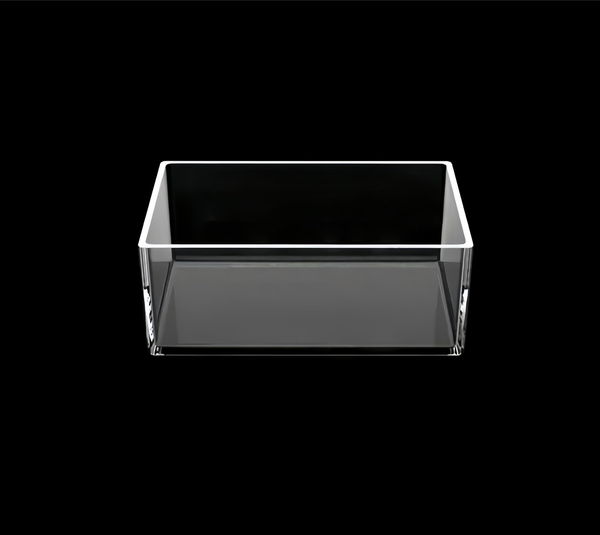 Placa de Petri de cuarzo transparente con transmisión U-V de 40 mm - Bandeja de cuarzo de sílice transparente