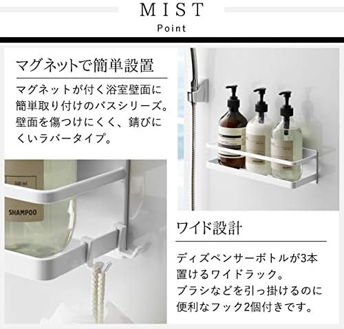 マグネットバスルームコーナーおもちゃラックの活用例