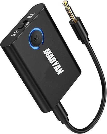 Trasmettitore e ricevitore Bluetooth 5 0 2 in 1 mini trasmettitore wireless con 35 mm per autohome stereocuffiealtoparlantePC