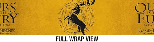 Miniatura 3 de Juego de Tronos - Vaso de vino oficial Baratheon Sigil de 12 onzas sin tallo, taza de viaje de acero inoxidable, vaso de lago, aislado con tapa