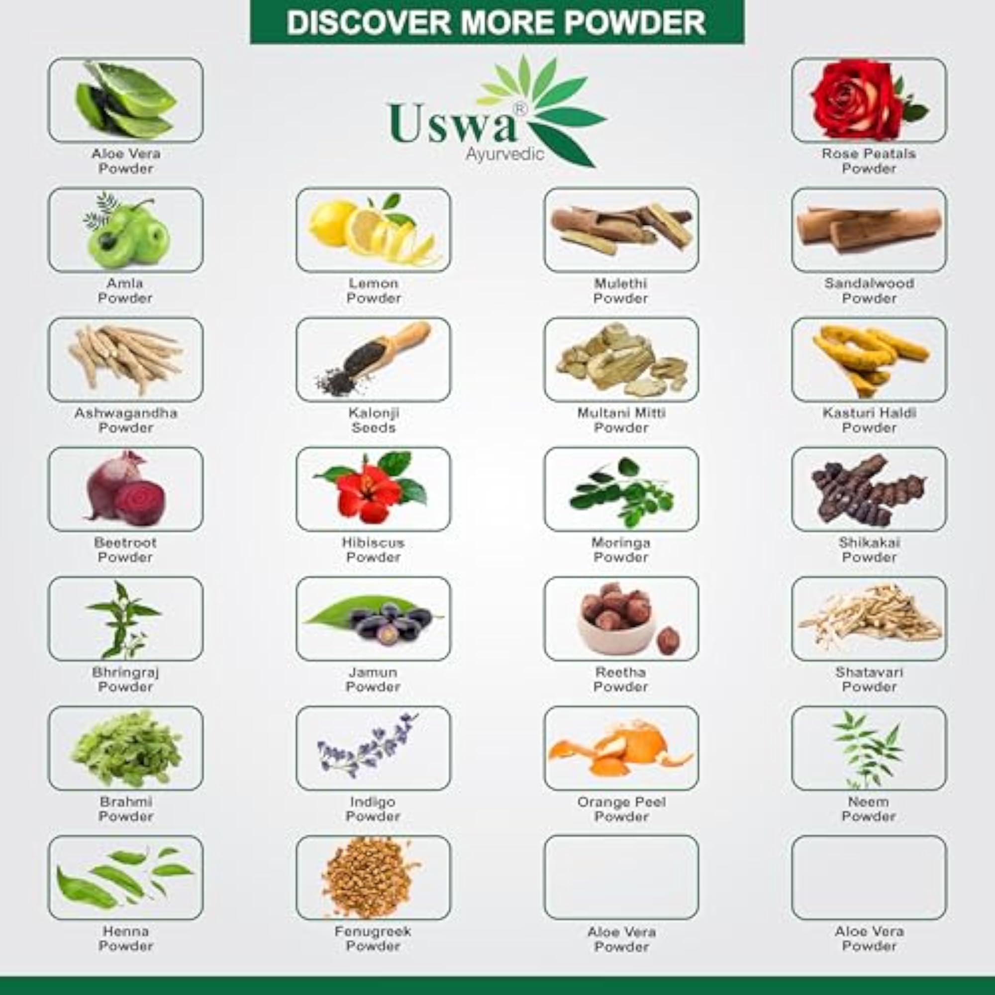 Natural Bhringraj Powder for Hair Growth, 300g
