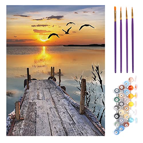 Sunset Painting For Beginners FOR SALE! PicClick UK