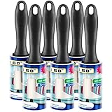 I GO Professional Powerful Pet Hair Lint Roller,Easily to Tear,360 Count Lint Roller, 6 Pack