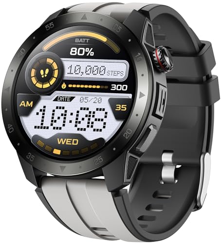 Loluka GPS Smart Watches with Compass Altitude Barometer ABC Watch for Men Women (Answer/Make Call) 1.43