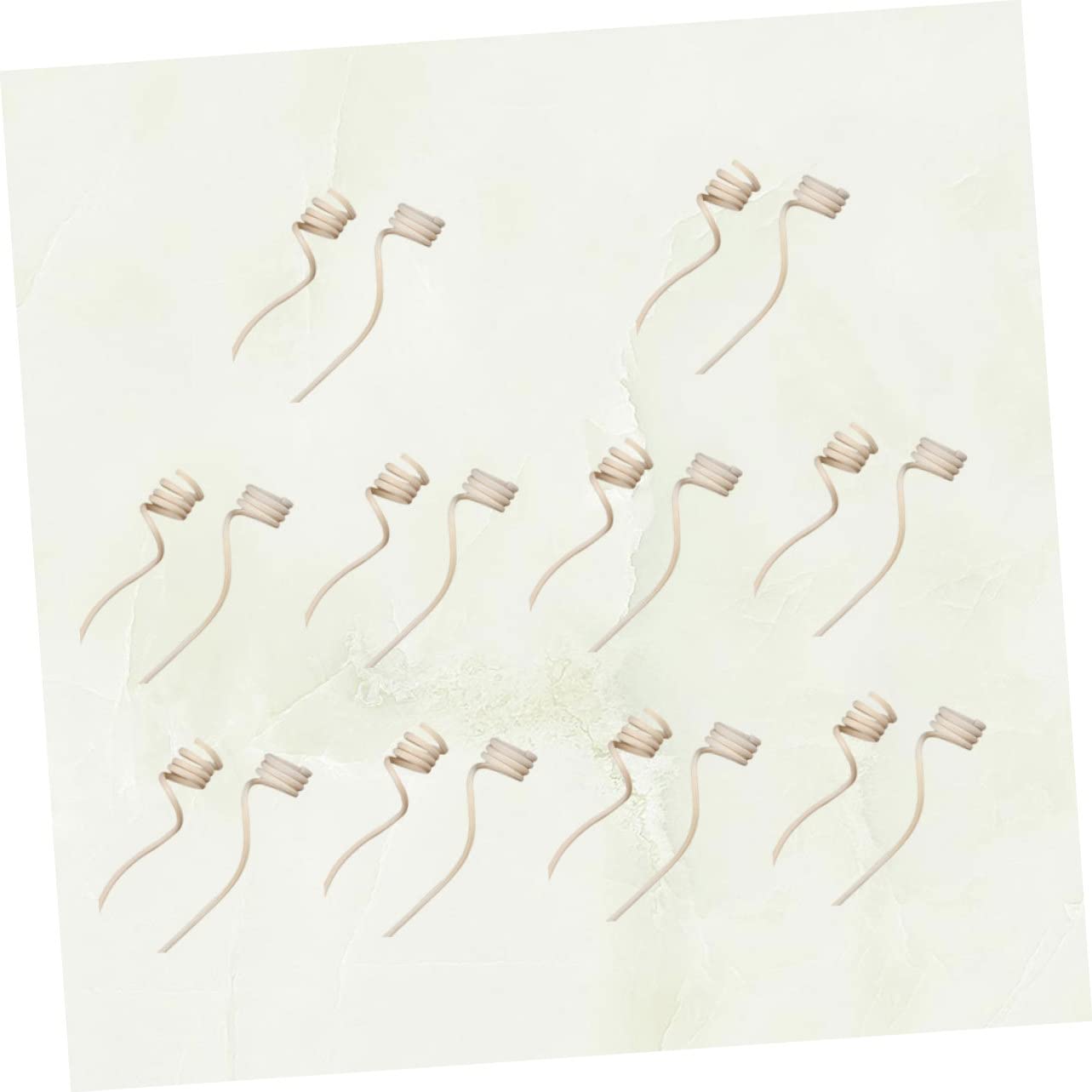 ORFOFE 20pcs Large Spiral Rattan Sticks for Oil Diffuser Natural Fragrance Reeds for Home Office Bathroom and Living Room Decor