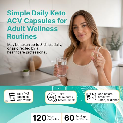 KetoZest Apple Cider Vinegar Capsules