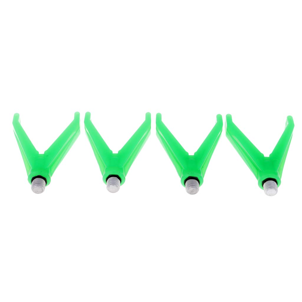 WOVEBIUS 4x Fishing Rod Butt Rest Back Rest V Rest for Carp Coarse Fishing Tackle