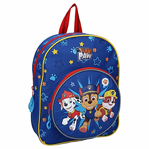 PAW PATROL Patrulla Can Mochila, Azul, Large Unisex niños
