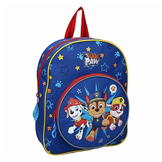 PAW PATROL Patrulla Can Mochila, Azul, Large Unisex niños