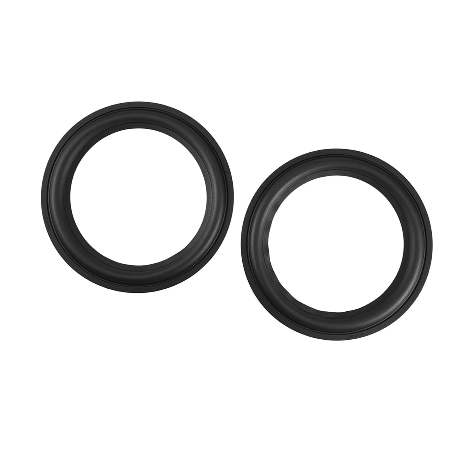 Demeras 2 pièces 8 Pouces Haut Parleur en Caoutchouc Surround Mousse Bord ent Anneaux pièces de Rechange pour Haut Parleur pièces de réparation