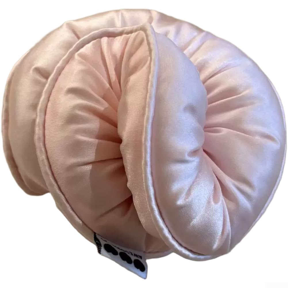 Diadema Satinada para Extra Grande para Mujer para Estilo Coreano para Suave(1737#Pink)