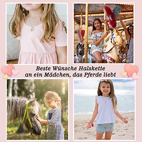 Aunis Ragazze & Cavallo Cuore Catena Regali per