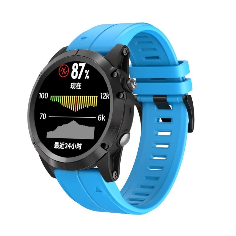 Correa de silicona para Garmin Fenix 7X de diseño premium y alta resistencia 3