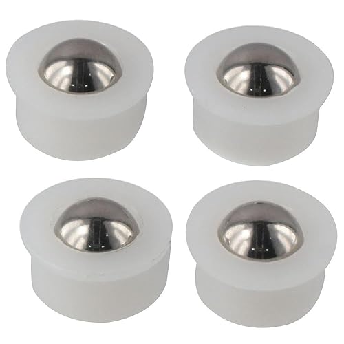 Miniatura 5 de 10 piezas de rodamientos de transferencia de bolas, bola de rodillos transportadores de acero inoxidable redonda duradera rueda de toro rodamientos