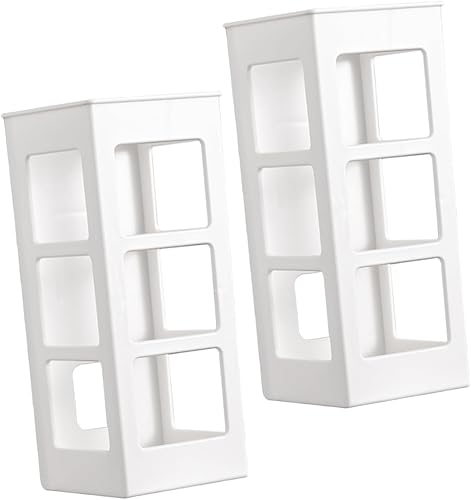 FUOYLOO Caja de almacenamiento de rizador de pared sin clavos, soporte de herramientas, soporte para secadora de pelo, organizador para colgar en la