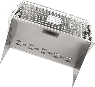 Yardwe Grelha Dobrável Portátil Para Churrasco Ao Ar Livre Fogão Ao Ar Livre Portátil Para Acampamento Grelha A Carvão Portátil Para Fogueira Ao Ar Livre Fogão Para Churrasco Ao Ar Livre