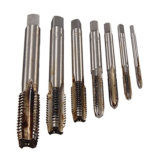 HSS Metric Tap Machine Tap Right Hand Therading Drill Bit Silver Tone