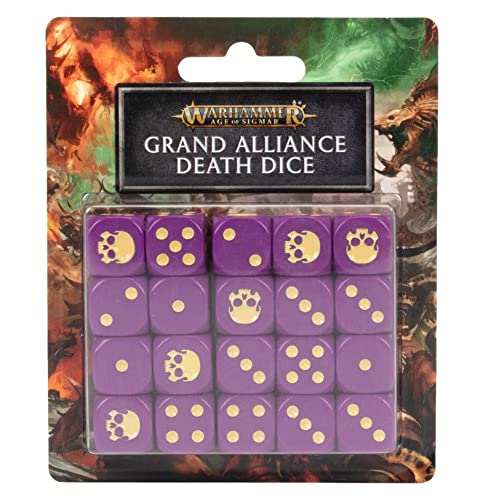 Games Workshop - Age of Sigmar: Grand Alliance Death Dice Set -  171414