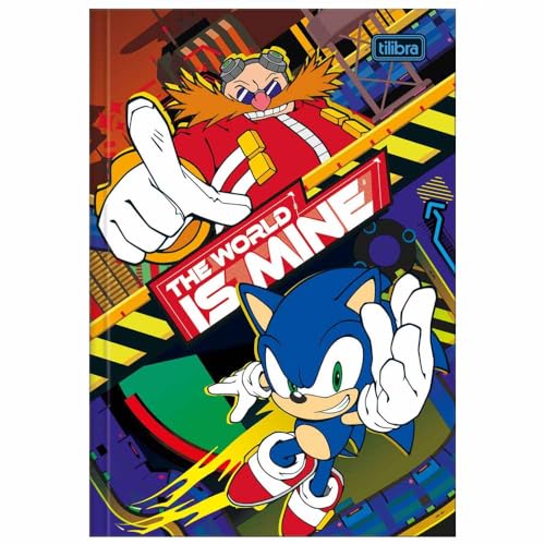 Caderno 1/4 Brochura Sonic 80 Folhas Tilibra 1040590