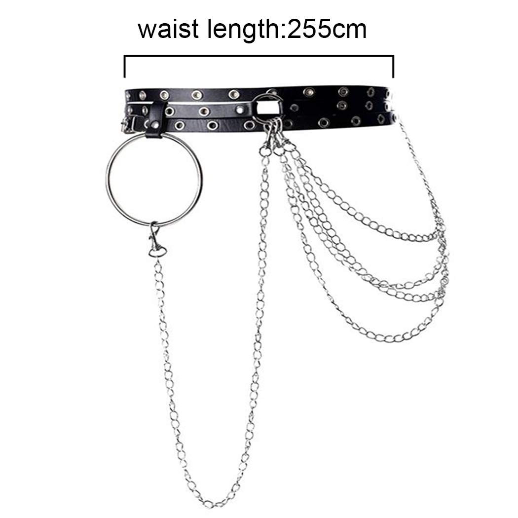 Black chain festival belt Clearance