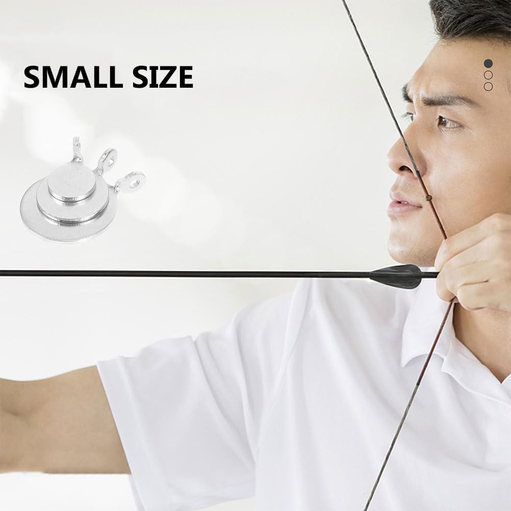Sosoport 3pcs Stainless Steel Game Training Targets for Gong Hanging Kit Targets Metal Hooting Practice Tool Training Tool High Strength Manganese Steel