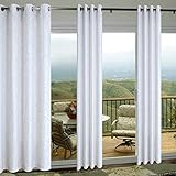 96 Inch Curtains 2 Panels Set for Bedroom Closet Door Grommet Semi Sheer Privacy Light Filtering...